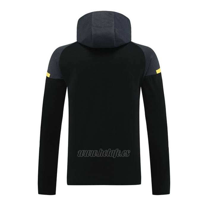 Chaqueta con Capucha del Borussia Dortmund 2024-2025 Negro